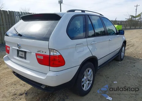 2005 BMW X5 3.0I from USA, damaged, VIN 5UXFA13515LY20595